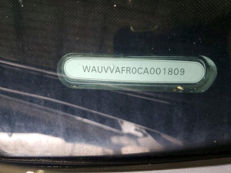 2012 Audi S5 მანქანა იყიდება აუქციონზე, vin: WAUVVAFR0CA001809, აუქციონის ნომერი: 60519146