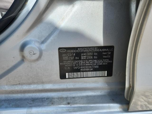 2014 Hyundai Elantra მანქანა იყიდება აუქციონზე, vin: 5NPDH4AE6EH477988, აუქციონის ნომერი: 60716876