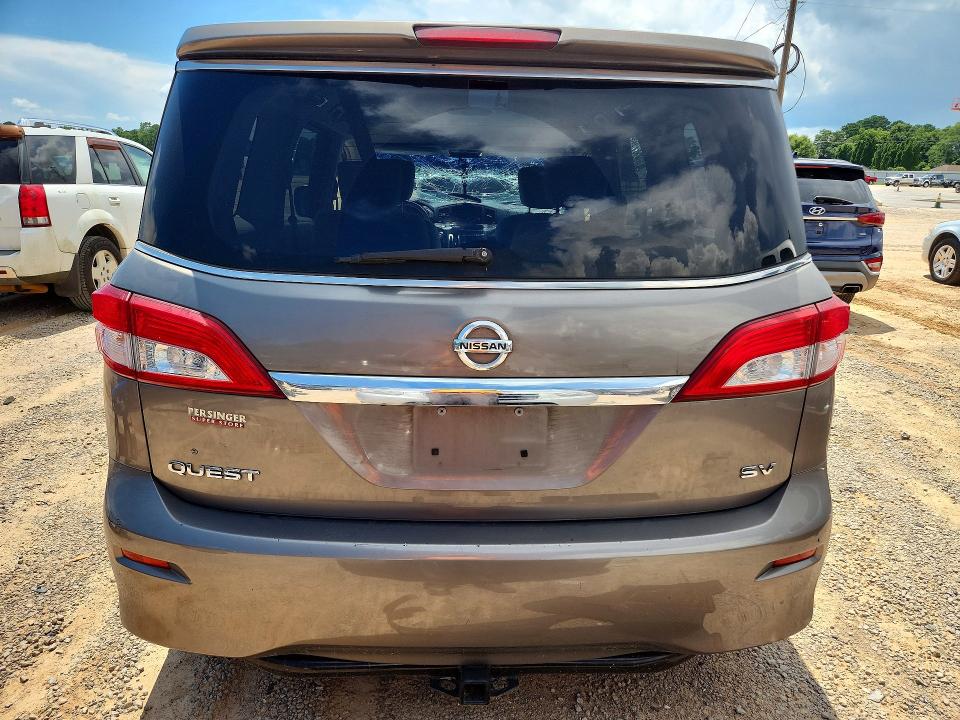 2016 Nissan Quest მანქანა იყიდება აუქციონზე, vin: JN8AE2KP5G9151437, აუქციონის ნომერი: 60462956