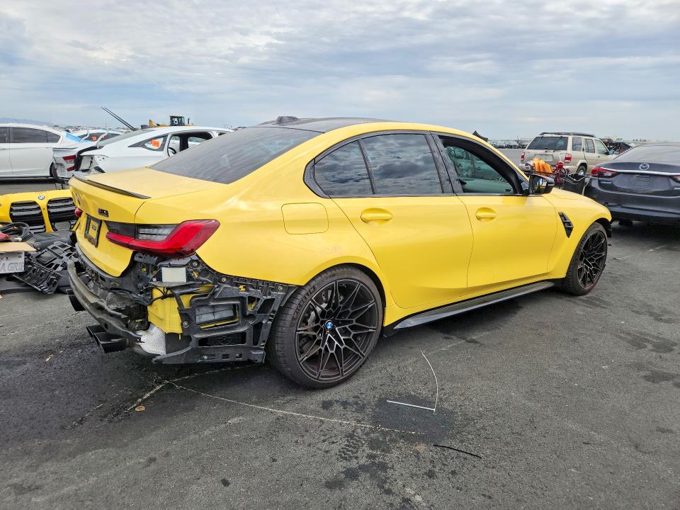 2023 Bmw M3 მანქანა იყიდება აუქციონზე, vin: WBS43AY01PFN90020, აუქციონის ნომერი: 60953276