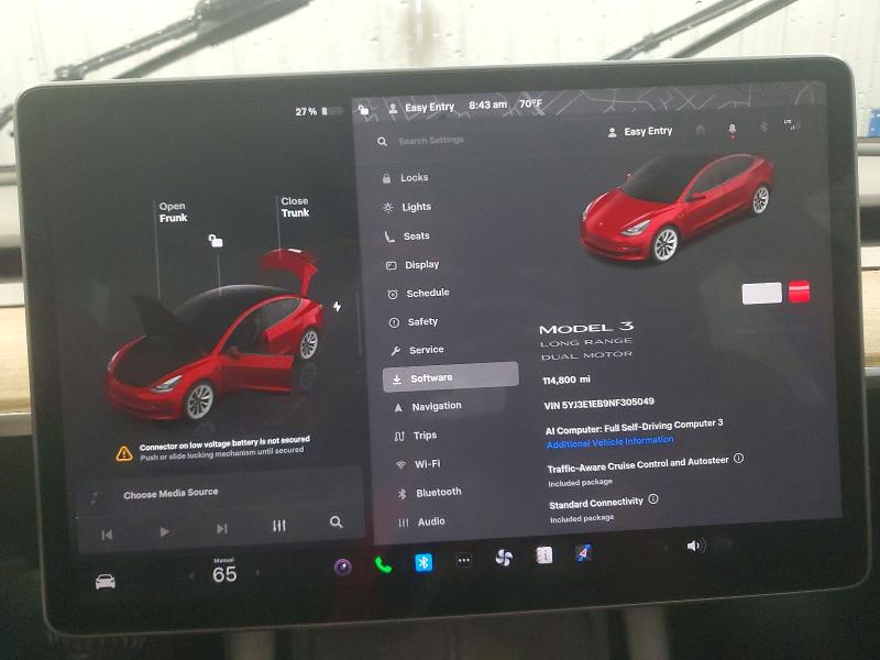 Продажа на аукционе авто 2022 Tesla Model 3, vin: 5YJ3E1EB9NF305049, номер лота: 63295396