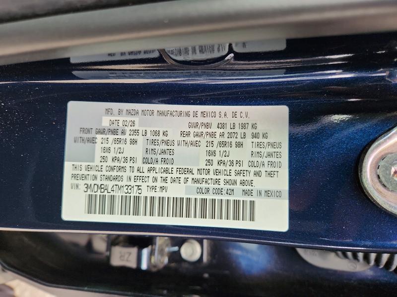 60758546 :رقم المزاد ، 3MVDMBAL4TM133175 vin ، 2026 Mazda Cx-30 مزاد بيع
