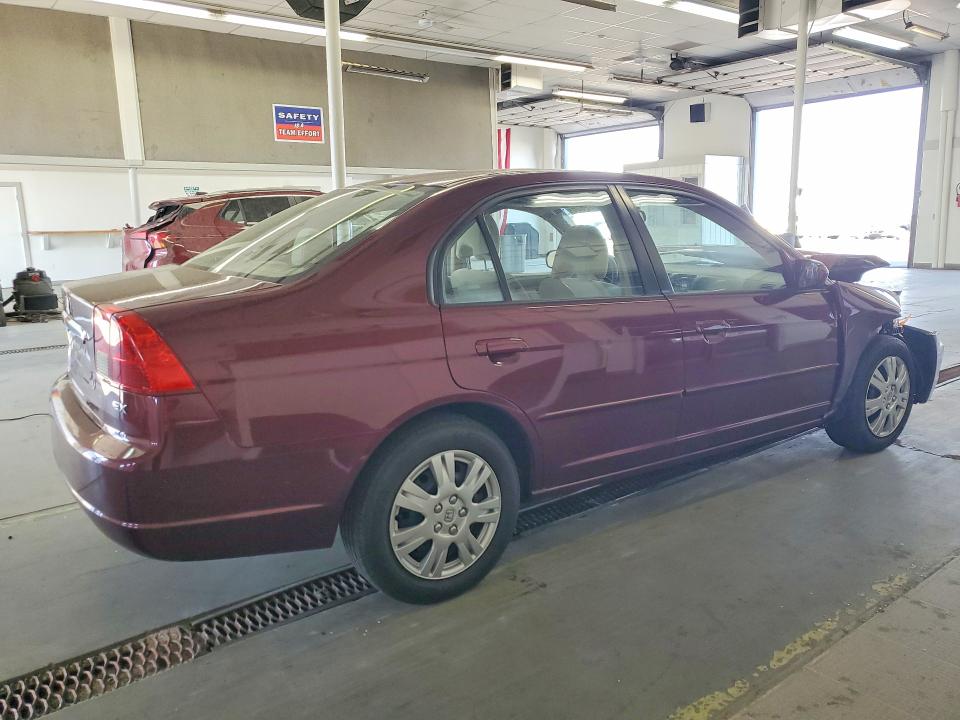 60872806 :رقم المزاد ، 2HGES26713H625024 vin ، 2003 Honda Civic مزاد بيع