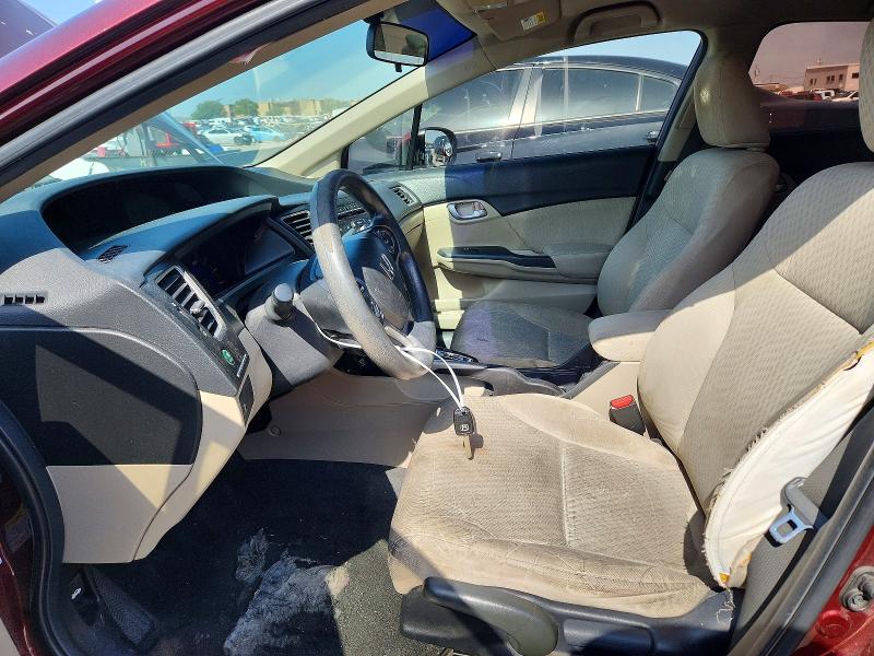 61900016 :رقم المزاد ، 19XFB2F52EE040968 vin ، 2014 Honda Civic مزاد بيع