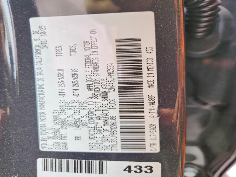 Aukcja sprzedaży 2025 Toyota Tacoma, vin: 3TMLB5JN9SM206108, numer aukcji: 61416506