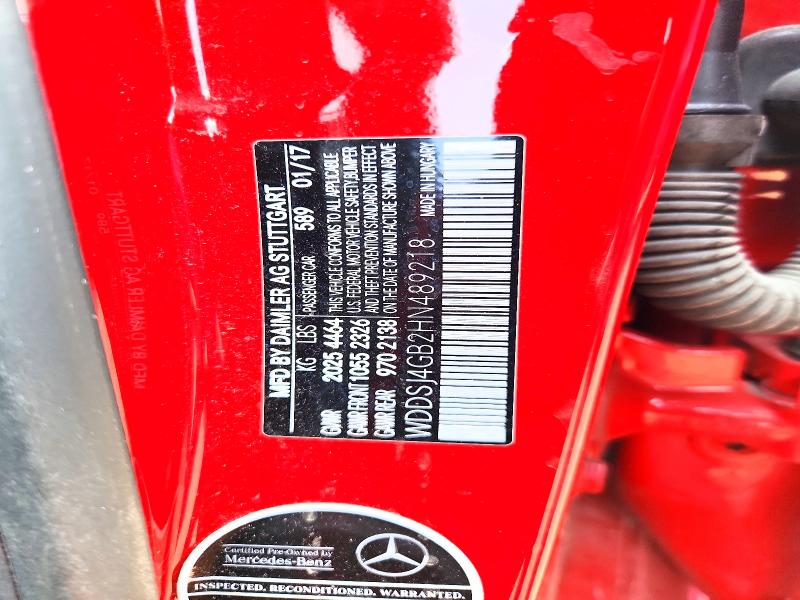 2017 Mercedes-benz Cla მანქანა იყიდება აუქციონზე, vin: WDDSJ4GB2HN489218, აუქციონის ნომერი: 61349426