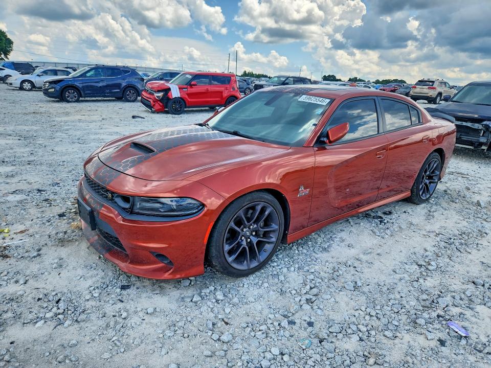 59625546 :رقم المزاد ، 2C3CDXGJ1LH221863 vin ، 2020 Dodge Charger مزاد بيع
