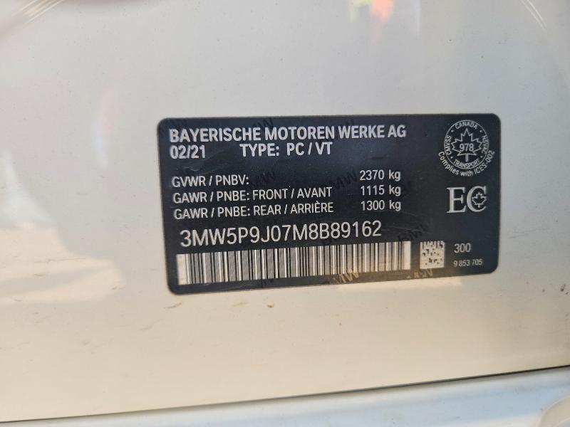 Продажа на аукционе авто 2021 Bmw 330xe, vin: 3MW5P9J07M8B89162, номер лота: 61446836