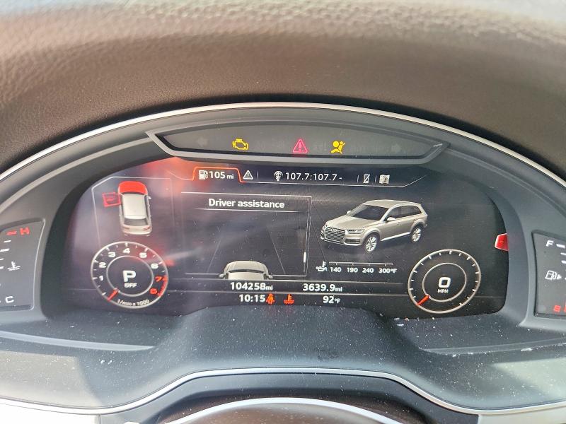 Aukcja sprzedaży 2019 Audi Q7, vin: WA1LHAF78KD034337, numer aukcji: 59198506