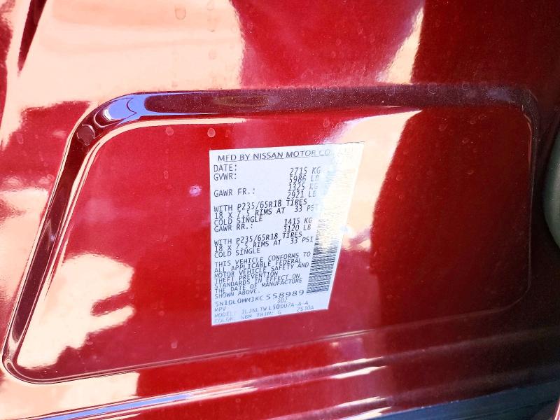 Aukcja sprzedaży 2019 Infiniti Qx60, vin: 5N1DL0MM1KC558989, numer aukcji: 62287546