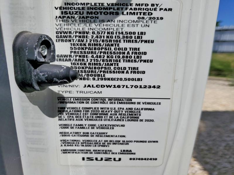 Продажа на аукционе авто 2020 Chevrolet 4500hd, vin: JALCDW167L7012342, номер лота: 61219956