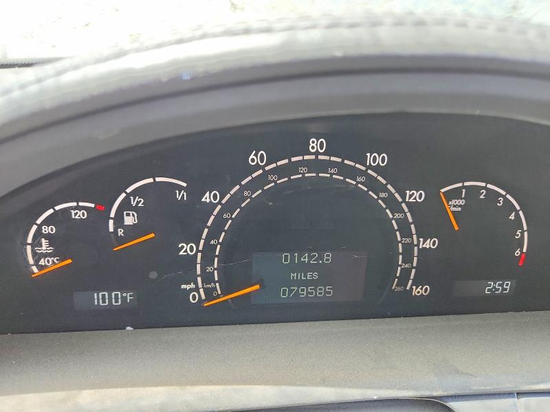 59739736 :رقم المزاد ، WDBPJ78J11A009706 vin ، 2001 Mercedes-benz Cl مزاد بيع