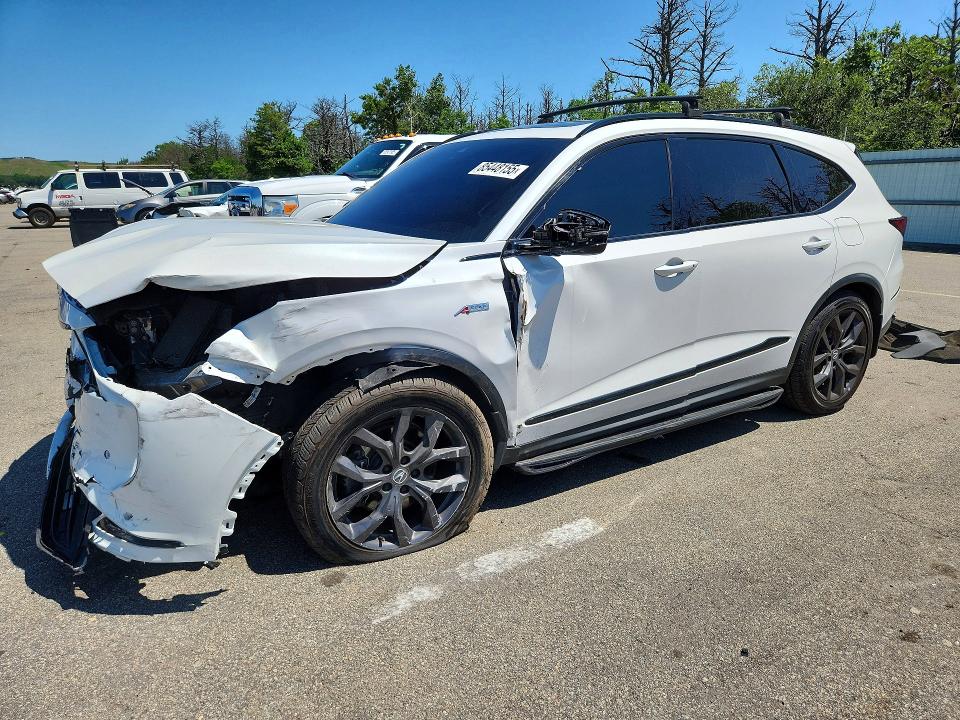 85448155 :رقم المزاد ، 5J8YE1H06NL011381 vin ، 2022 Acura Mdx مزاد بيع