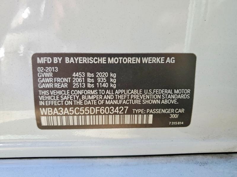 Aukcja sprzedaży 2013 Bmw 328, vin: WBA3A5C55DF603427, numer aukcji: 61435936