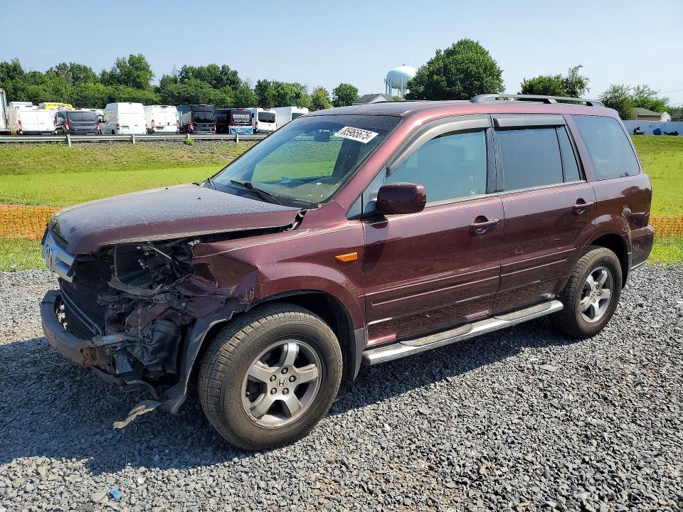 2007 Honda Pilot მანქანა იყიდება აუქციონზე, vin: 2HKYF18667H526081, აუქციონის ნომერი: 85965675