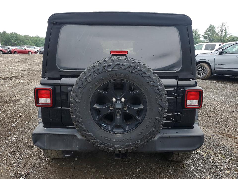 58718696 :رقم المزاد ، 1C4HJXDG5NW129503 vin ، 2022 Jeep Wrangler Unlimited مزاد بيع