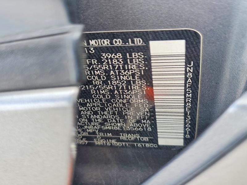 Aukcja sprzedaży 2014 Nissan Juke, vin: JN8AF5MR8ET356618, numer aukcji: 62101676
