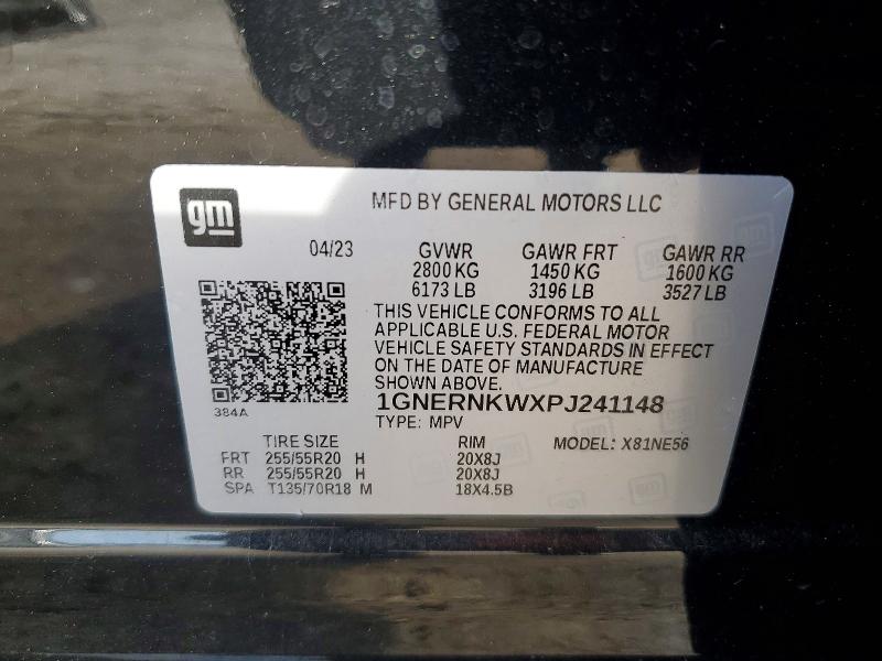 62325046 :رقم المزاد ، 1GNERNKWXPJ241148 vin ، 2023 Chevrolet Traverse مزاد بيع