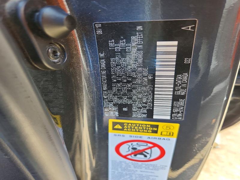 60371616 :رقم المزاد ، 2T2ZK1BA6BC041573 vin ، 2011 Lexus Rx مزاد بيع