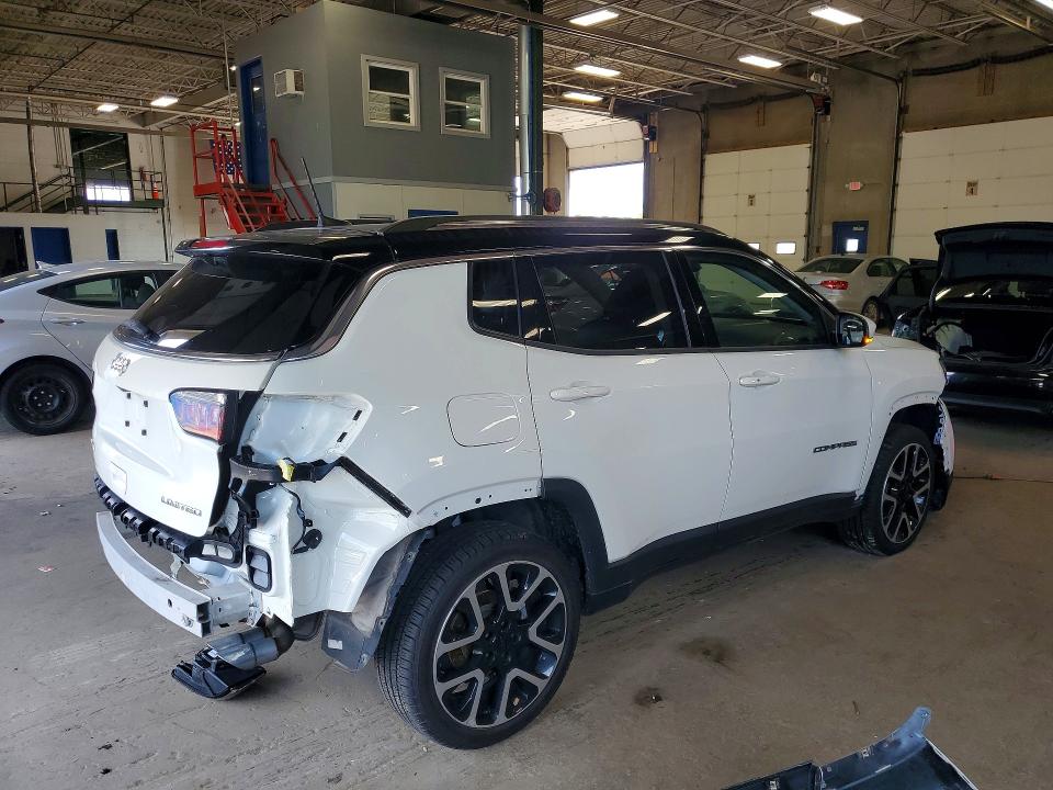 2018 Jeep Compass მანქანა იყიდება აუქციონზე, vin: 3C4NJDCB3JT169120, აუქციონის ნომერი: 61219256