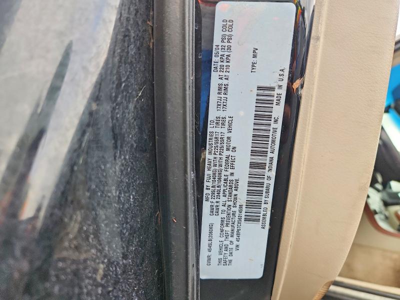 Продаж на аукціоні авто 2005 Subaru Legacy, vin: 4S4BP67CX56314598, номер лоту: 58927366