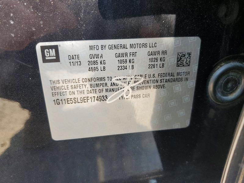 Продажа на аукционе авто 2014 Chevrolet Malibu, vin: 1G11E5SL9EF174933, номер лота: 60914946