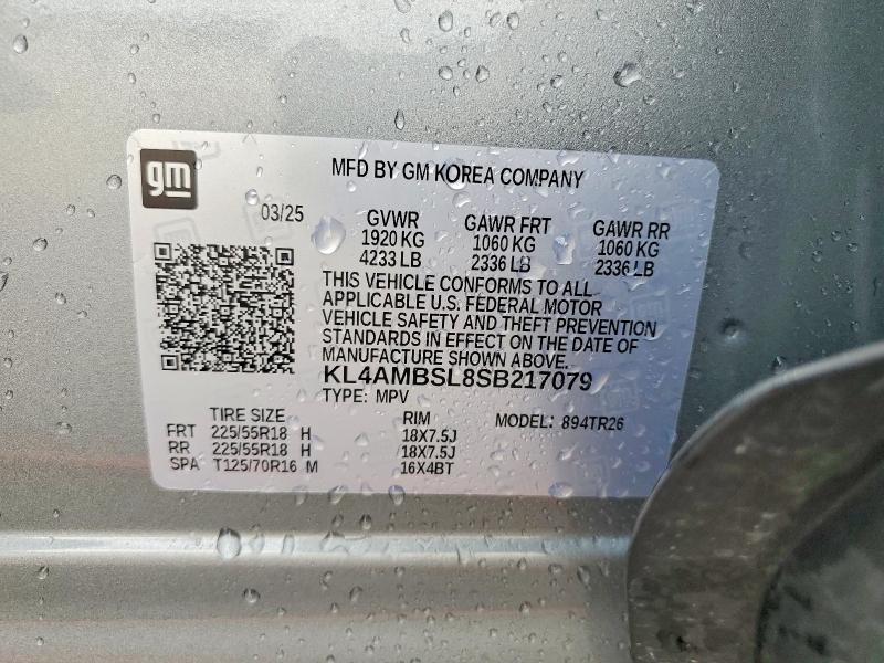 Продаж на аукціоні авто 2025 Buick Encore Gx, vin: KL4AMBSL8SB217079, номер лоту: 60009066