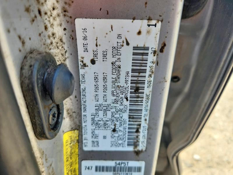 2016 Toyota Tacoma მანქანა იყიდება აუქციონზე, vin: 5TFAZ5CN2GX017897, აუქციონის ნომერი: 61985466