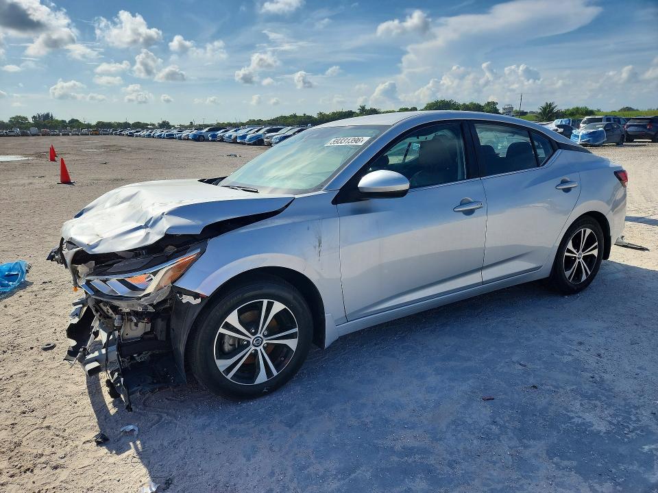 59331396 :رقم المزاد ، 3N1AB8CV3NY207521 vin ، 2022 Nissan Sentra مزاد بيع