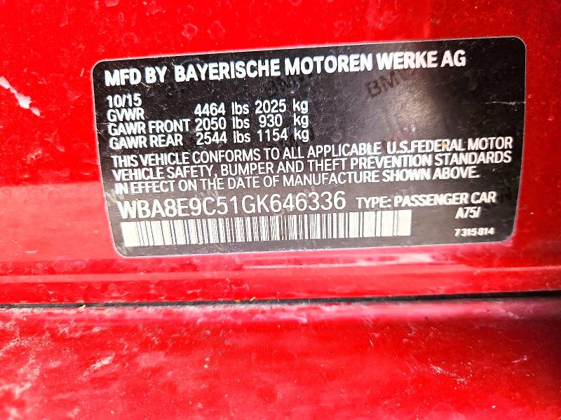 Продажа на аукционе авто 2016 Bmw 328, vin: WBA8E9C51GK646336, номер лота: 61411446