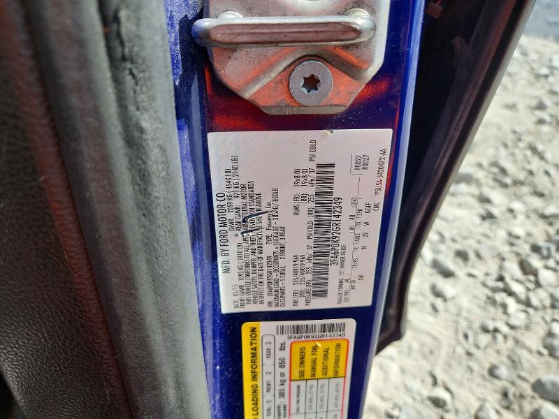 Продаж на аукціоні авто 2016 Ford Fusion, vin: 3FA6P0K92GR142349, номер лоту: 62059366