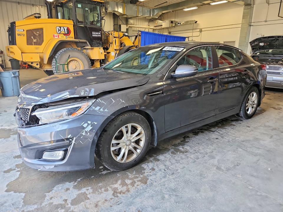 61307796 :رقم المزاد ، KNAGM4A73F5625801 vin ، 2015 Kia Optima مزاد بيع