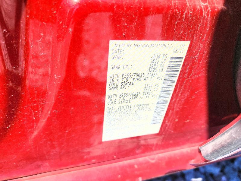 2015 Nissan Frontier მანქანა იყიდება აუქციონზე, vin: 1N6AD0EV6FN769091, აუქციონის ნომერი: 61016356