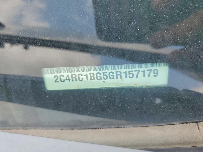 Aukcja sprzedaży 2016 Chrysler Town & Country, vin: 2C4RC1BG5GR157179, numer aukcji: 62789166