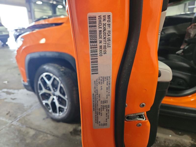 Продажа на аукционе авто 2026 Jeep Compass, vin: 3C4NJDCN1TT183126, номер лота: 59843966