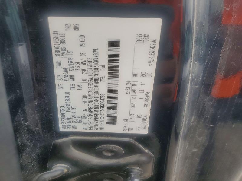 Aukcja sprzedaży 2016 Ford F150, vin: 1FTFX1EF5GKD04786, numer aukcji: 61134096