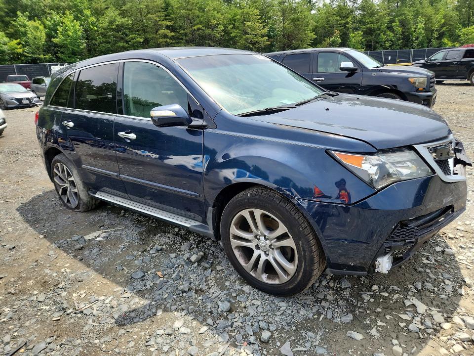 60510986 :رقم المزاد ، 2HNYD2H20CH545456 vin ، 2012 Acura Mdx مزاد بيع