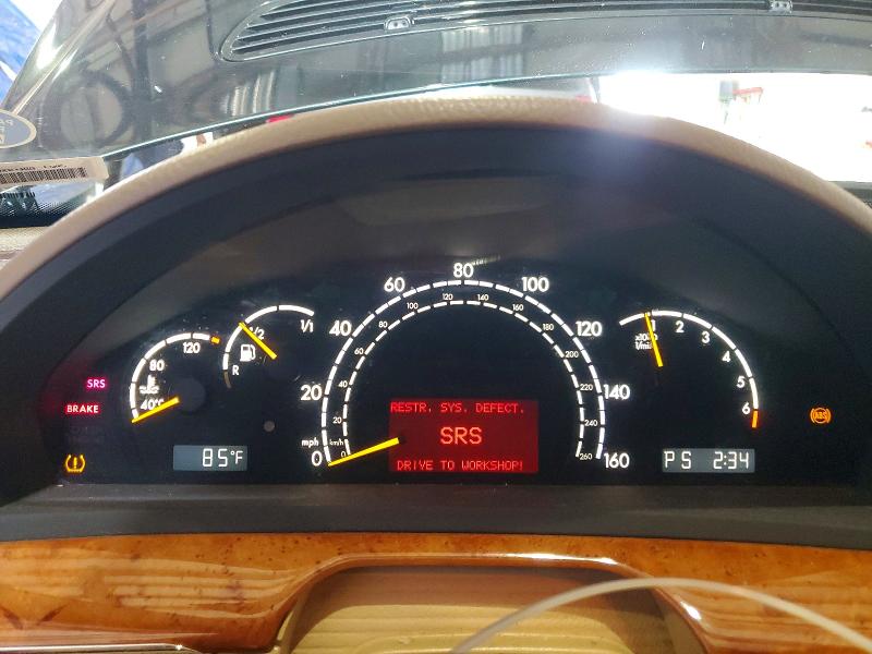 62948146 :رقم المزاد ، WDBNG83J74A389349 vin ، 2004 Mercedes-benz S مزاد بيع