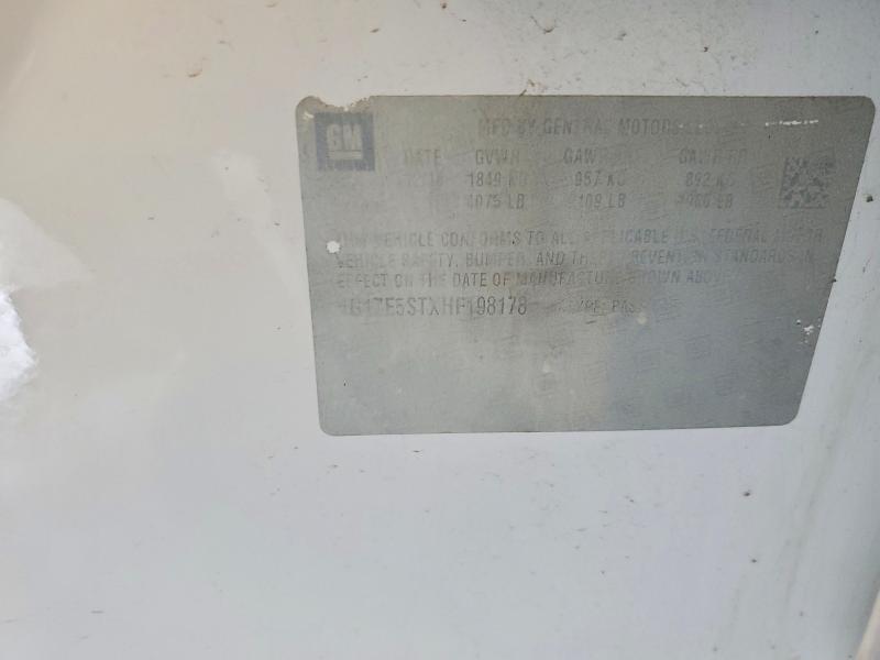 2017 Chevrolet Malibu მანქანა იყიდება აუქციონზე, vin: 1G1ZE5STXHF198178, აუქციონის ნომერი: 58616736