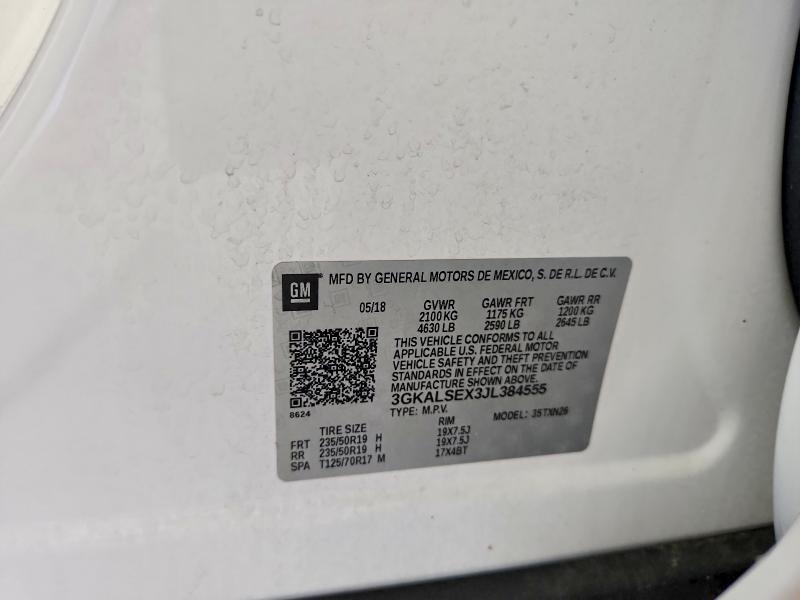 Продажа на аукционе авто 2018 Gmc Terrain, vin: 3GKALSEX3JL384555, номер лота: 85793205