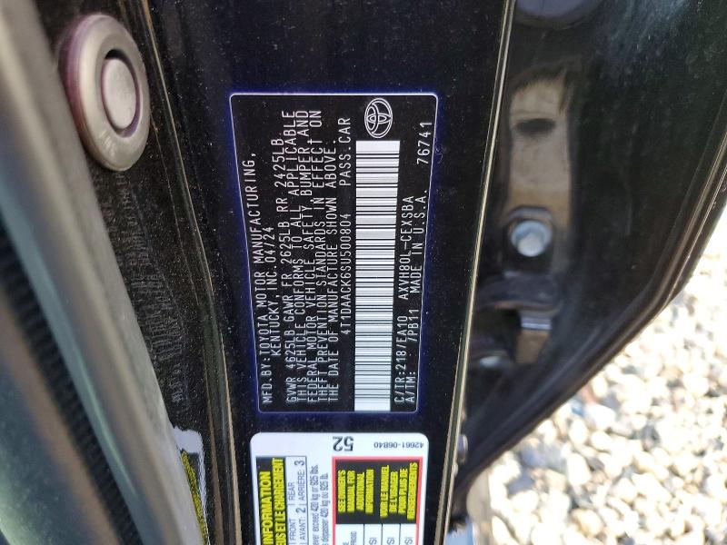 Aukcja sprzedaży 2025 Toyota Camry, vin: 4T1DAACK6SU500804, numer aukcji: 59877576