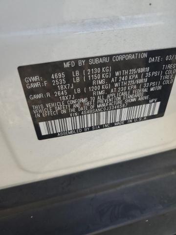 62974716 :رقم المزاد ، 4S4BSANC0J3346587 vin ، 2018 Subaru Outback مزاد بيع