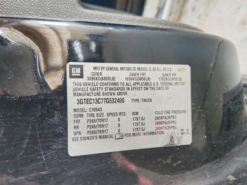 Aukcja sprzedaży 2007 Gmc New Sierra, vin: 3GTEC13C77G532490, numer aukcji: 61063366
