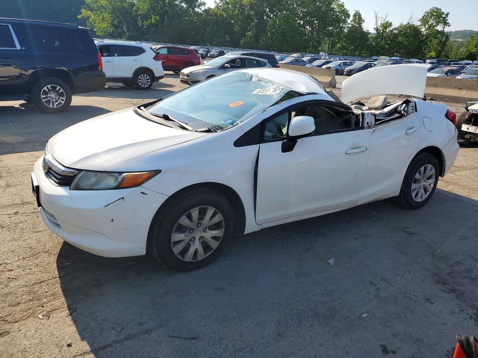 61201286 :رقم المزاد ، 2HGFB2F59CH604506 vin ، 2012 Honda Civic مزاد بيع