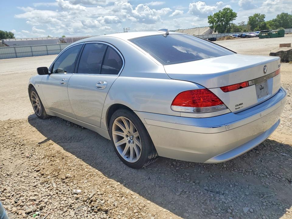 61593696 :رقم المزاد ، WBAGL63565DP75562 vin ، 2005 Bmw 745 مزاد بيع