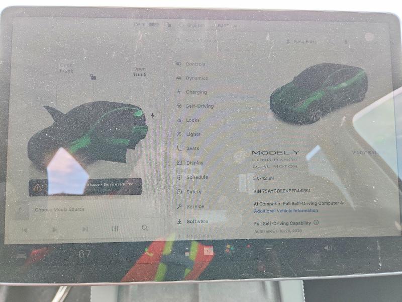 Aukcja sprzedaży 2023 Tesla Model Y, vin: 7SAYGDEEXPF944784, numer aukcji: 61010906