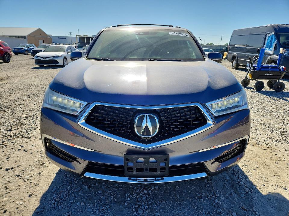 2017 Acura Mdx მანქანა იყიდება აუქციონზე, vin: 5J8YD4H50HL005015, აუქციონის ნომერი: 61199316
