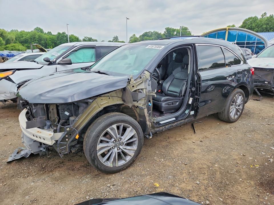 Продаж на аукціоні авто 2017 Acura Mdx, vin: 5FRYD4H51HB027119, номер лоту: 61675306