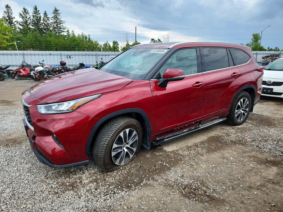 2020 Toyota Highlander მანქანა იყიდება აუქციონზე, vin: 5TDGZRBH0LS523029, აუქციონის ნომერი: 60156536