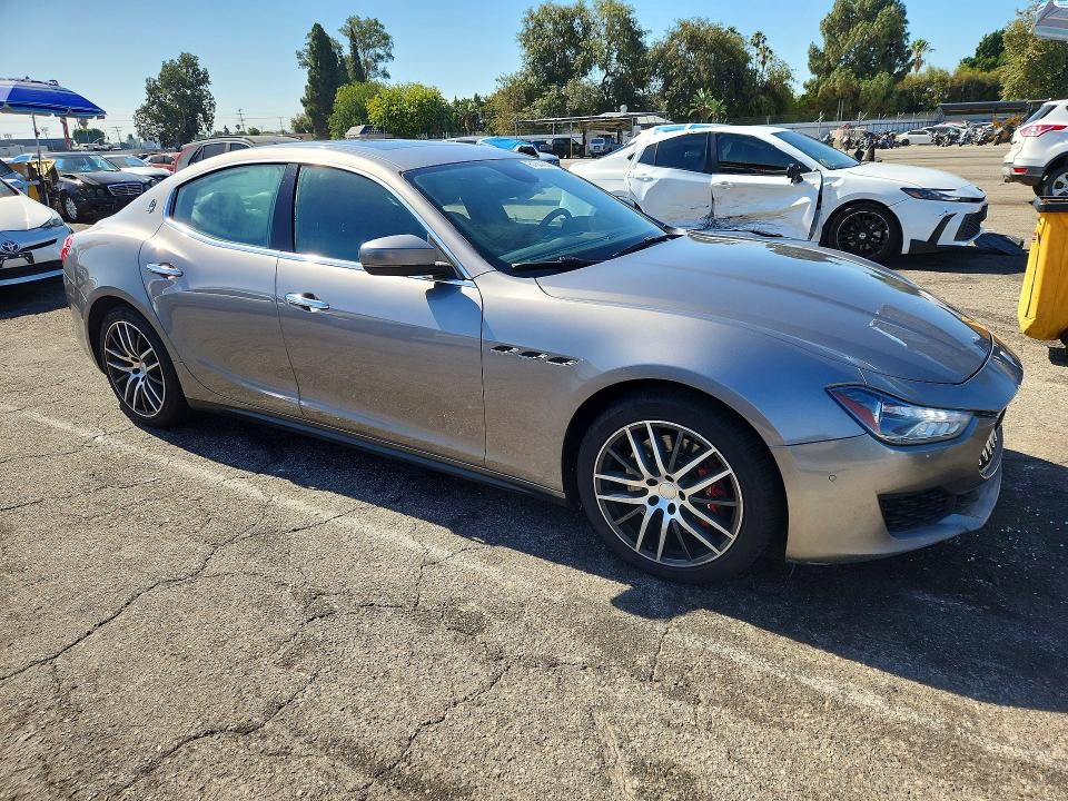 2018 Maserati Ghibli მანქანა იყიდება აუქციონზე, vin: ZAM57YTA8J1286322, აუქციონის ნომერი: 61344536